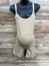 Y25D Maternity Seamless Shapewear Romper Beige sz XXL