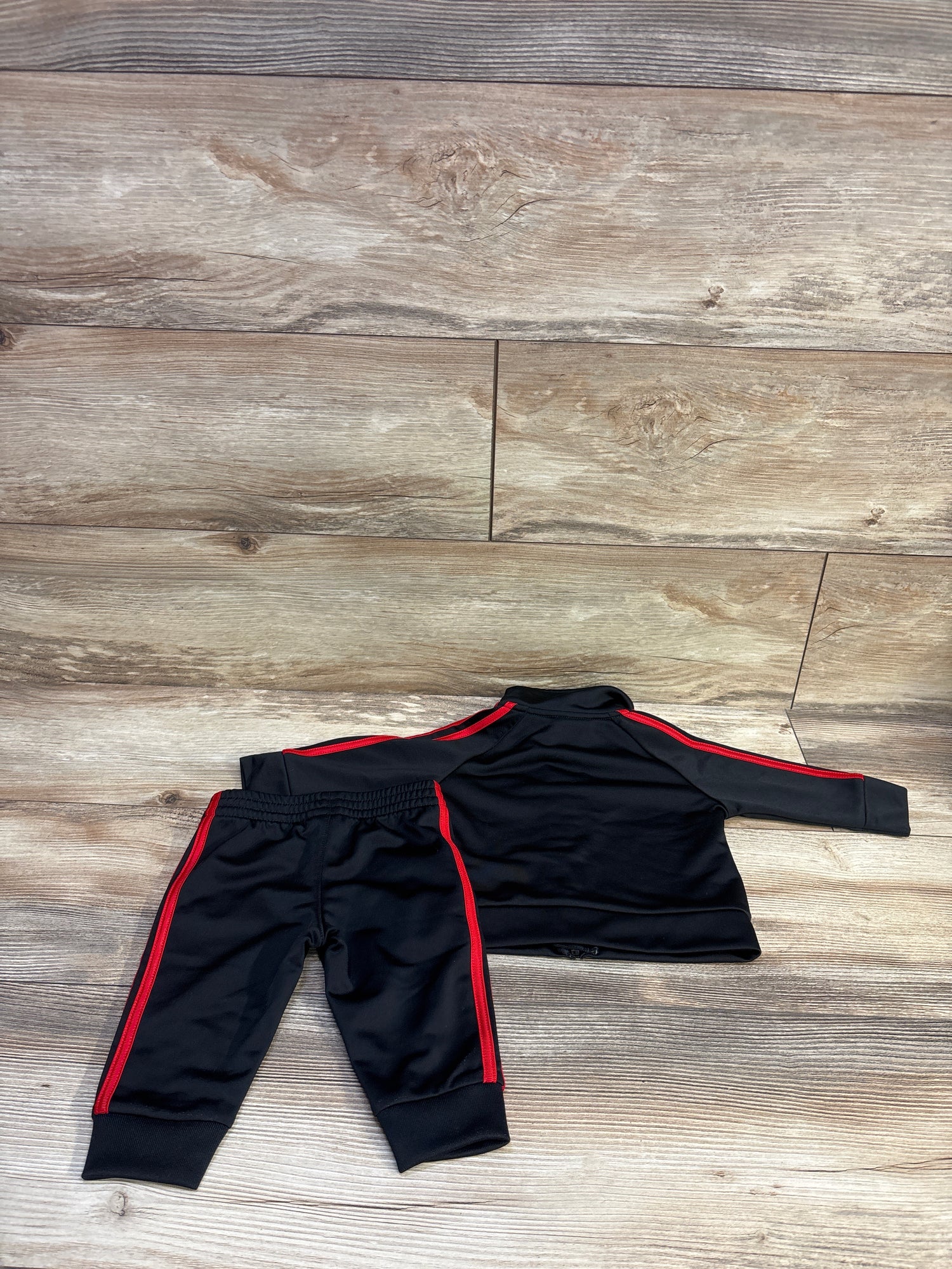 Adidas 2pc Tracksuit Black sz 3m