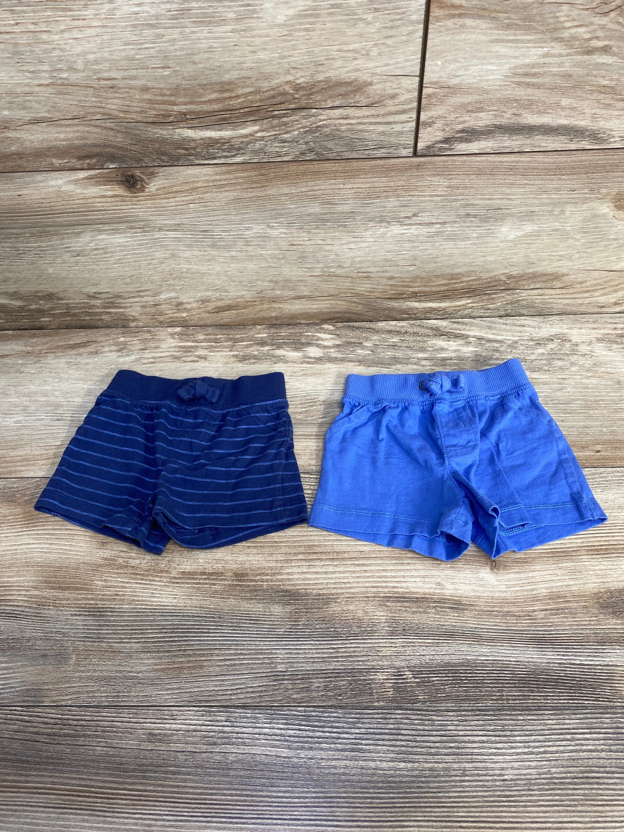 Carter's 2pk Pull On Shorts Blue sz 3m