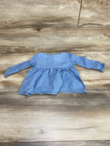 Carter's Chambray Top Blue sz 18m