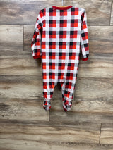 Checker Print Sleeper Red sz 24m