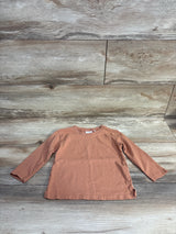 Zara Long Sleeve Shirt Bronze sz 12-18m