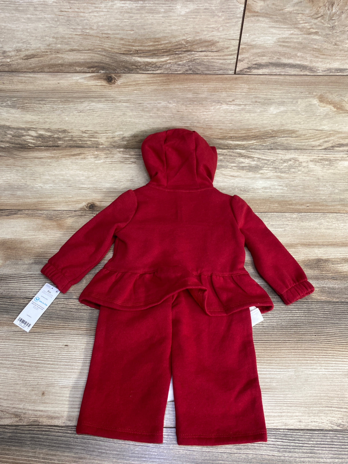 NEW Carter's 3pc Mistletoe Coat Dress Set Red sz 6m