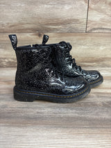 Dr. Martens 1460 Glitter Patent Leather Boots Black sz 1Y