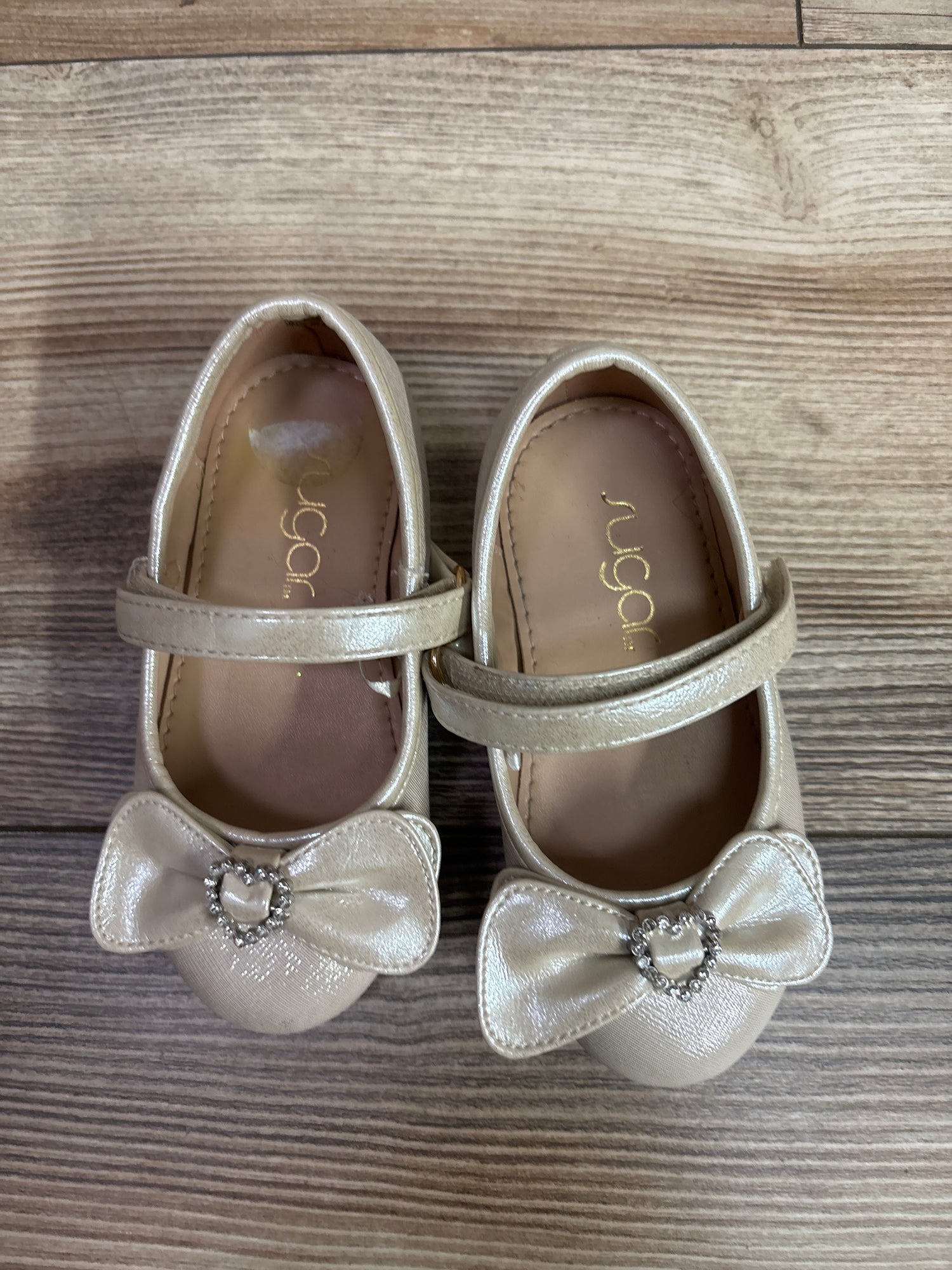 Sugar Bow Mary-Jane Flats Cream sz 5c