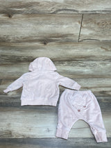 Carter's 2pc Terry Cloth Hoodie & Pants Pink sz 3m