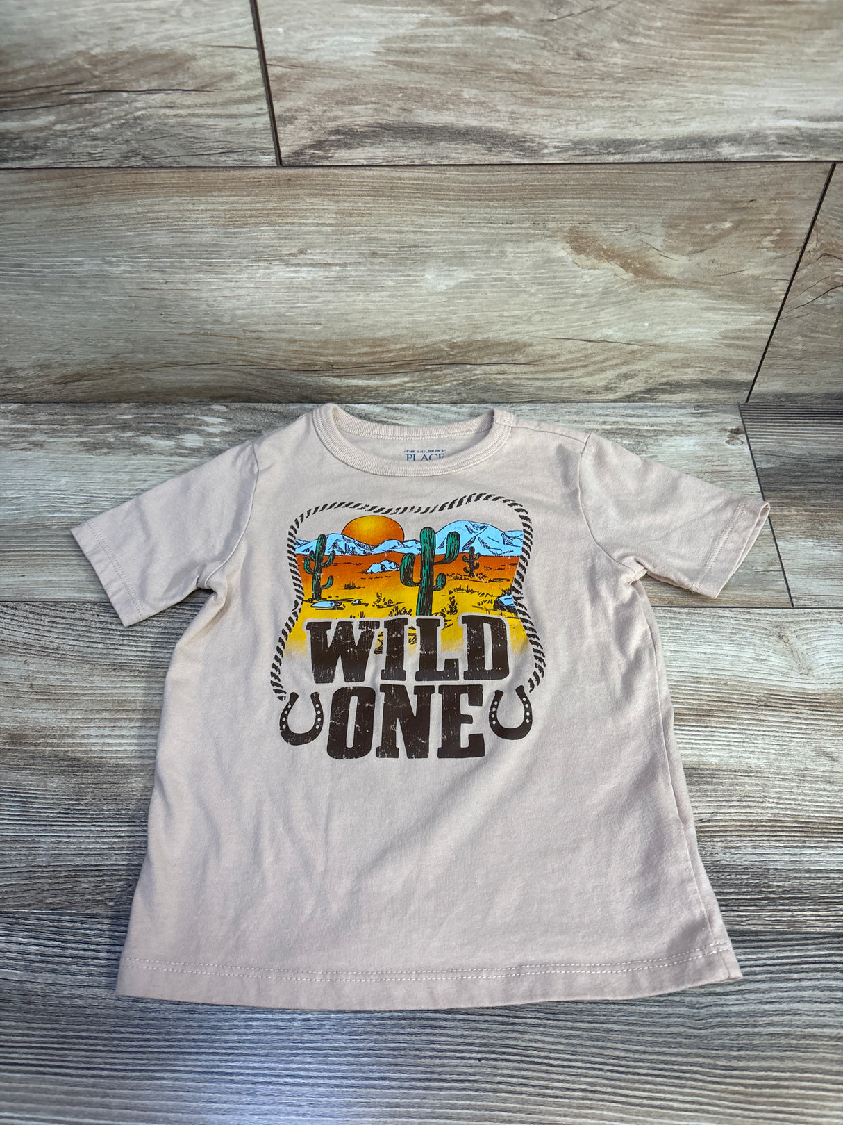 Children's Place Wild One Shirt Tan sz 3T