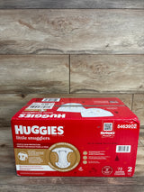 NEW Box of Huggies Little Snugglers Disposable Diapers 72ct. Size 2