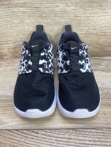 Nike Roshe One Print TD Black/White-Metallic Silver Sz 9c