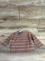 NEW Modern Moments Striped Shirt Brown sz 18m