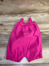 NEW First Impressions Swiss Dot Romper Hot Pink sz 18m