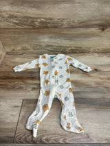 Disney Baby Ribbed Winnie The Pooh Sleeper White sz 0-3m