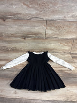 Shein Knit Long Sleeve Dress Black sz 4T