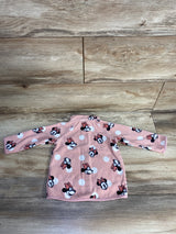 H&M x Disney Minnie Mouse Fleece Full Zip Jacket Pink sz 9m