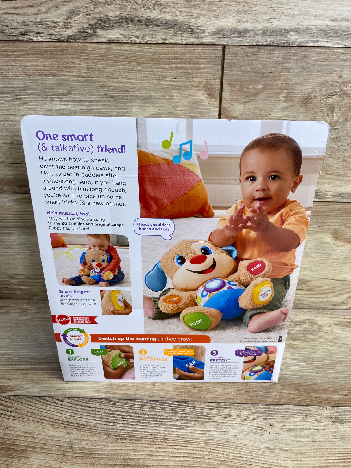 NEW Fisher-Price Laugh & Learn Smart Stages Puppy