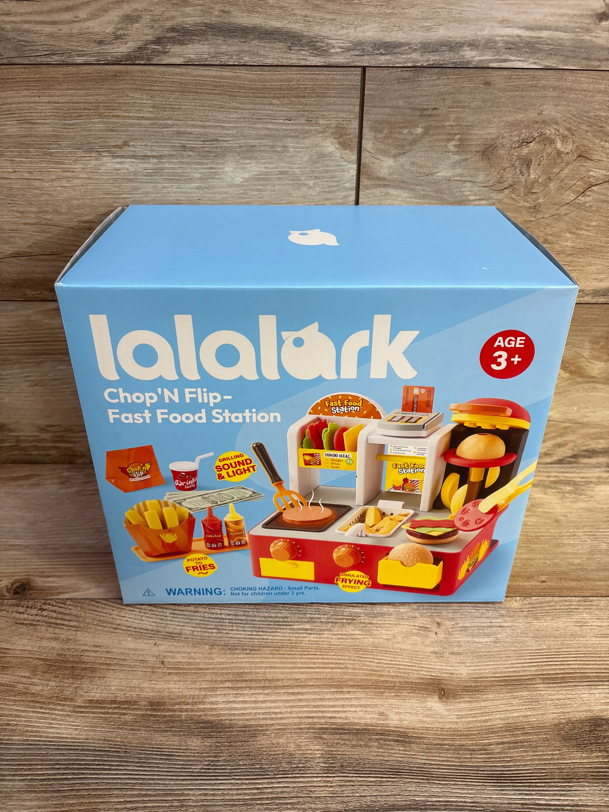 NEW Lalalark Chop 'N Flip Fast Food Station