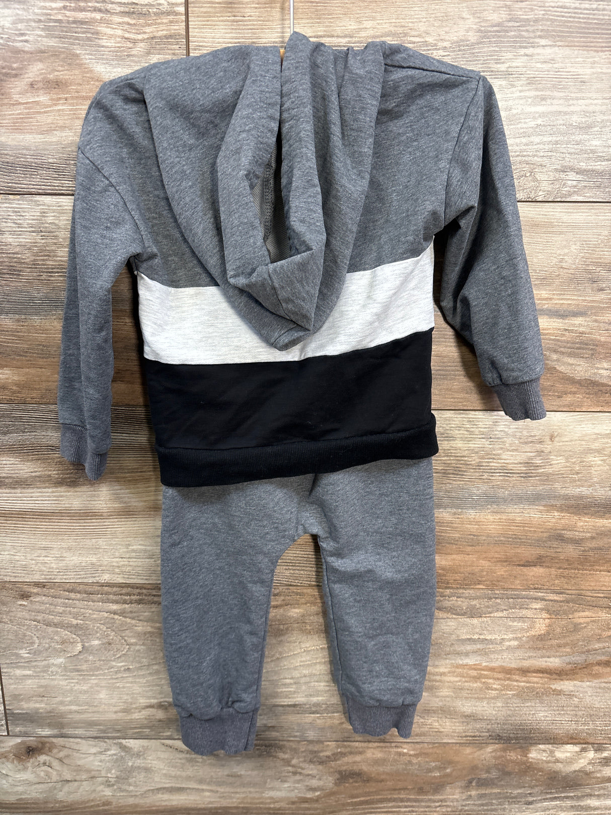 Chee-Hoo Hoodie & Joggers Set Grey sz 2-3T
