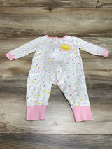 Koala Baby Polka Dot Footless Sleeper White sz 12m