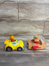 Daniel Tiger's Neighborhood Toy Vehicles Set - Pull Back & Go Cars 2pk