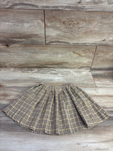 Zara Plaid Flannel Skirt Yellow sz 2-3T