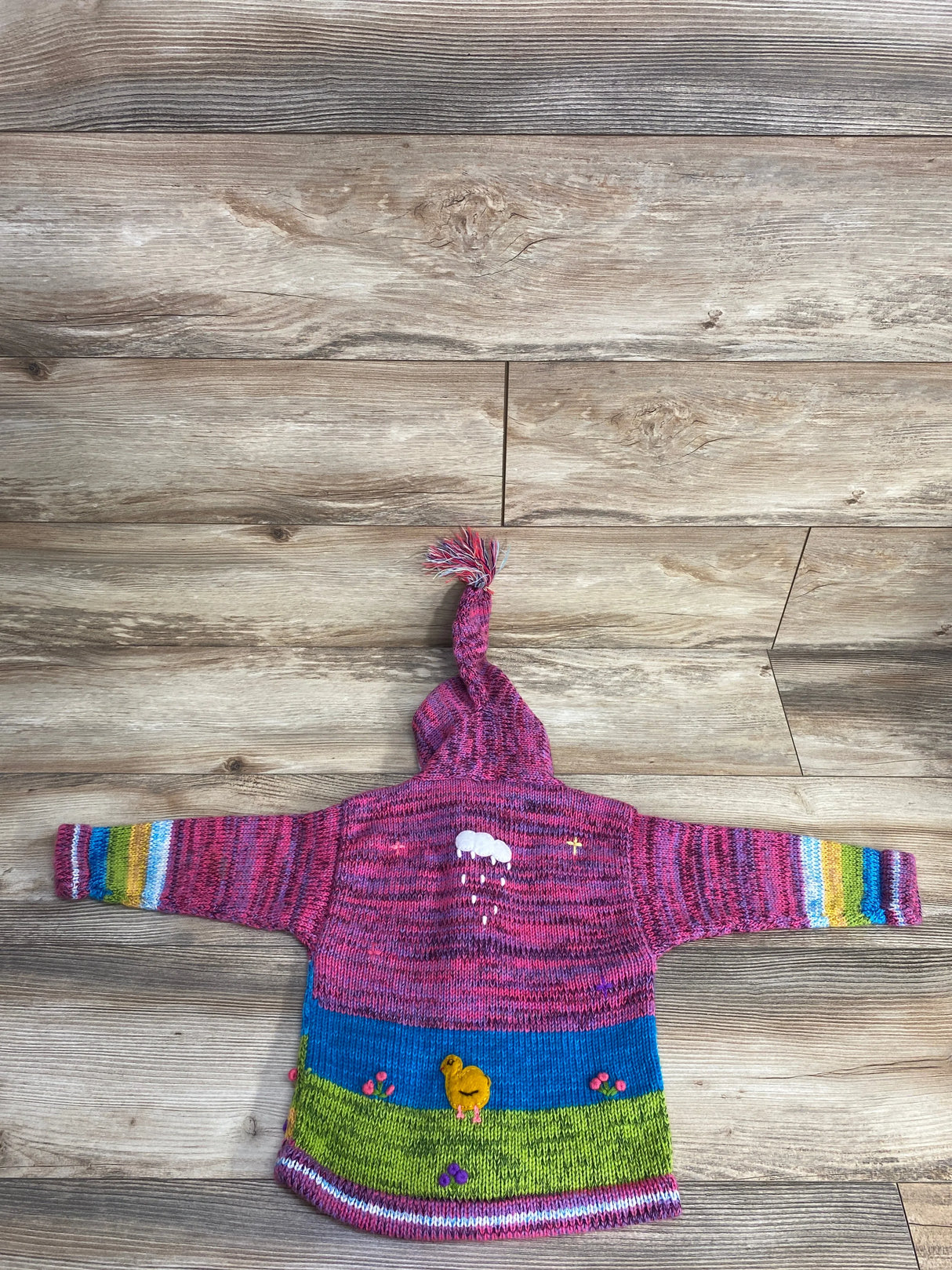 Native Creation Handmade Alpaca Peruvian Sweater Purple sz 3T
