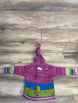 Native Creation Handmade Alpaca Peruvian Sweater Purple sz 3T