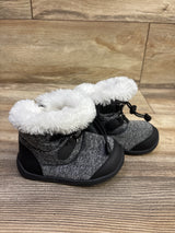 BMCITYBM Fur Lined Winter Snow Boots Grey sz 6c