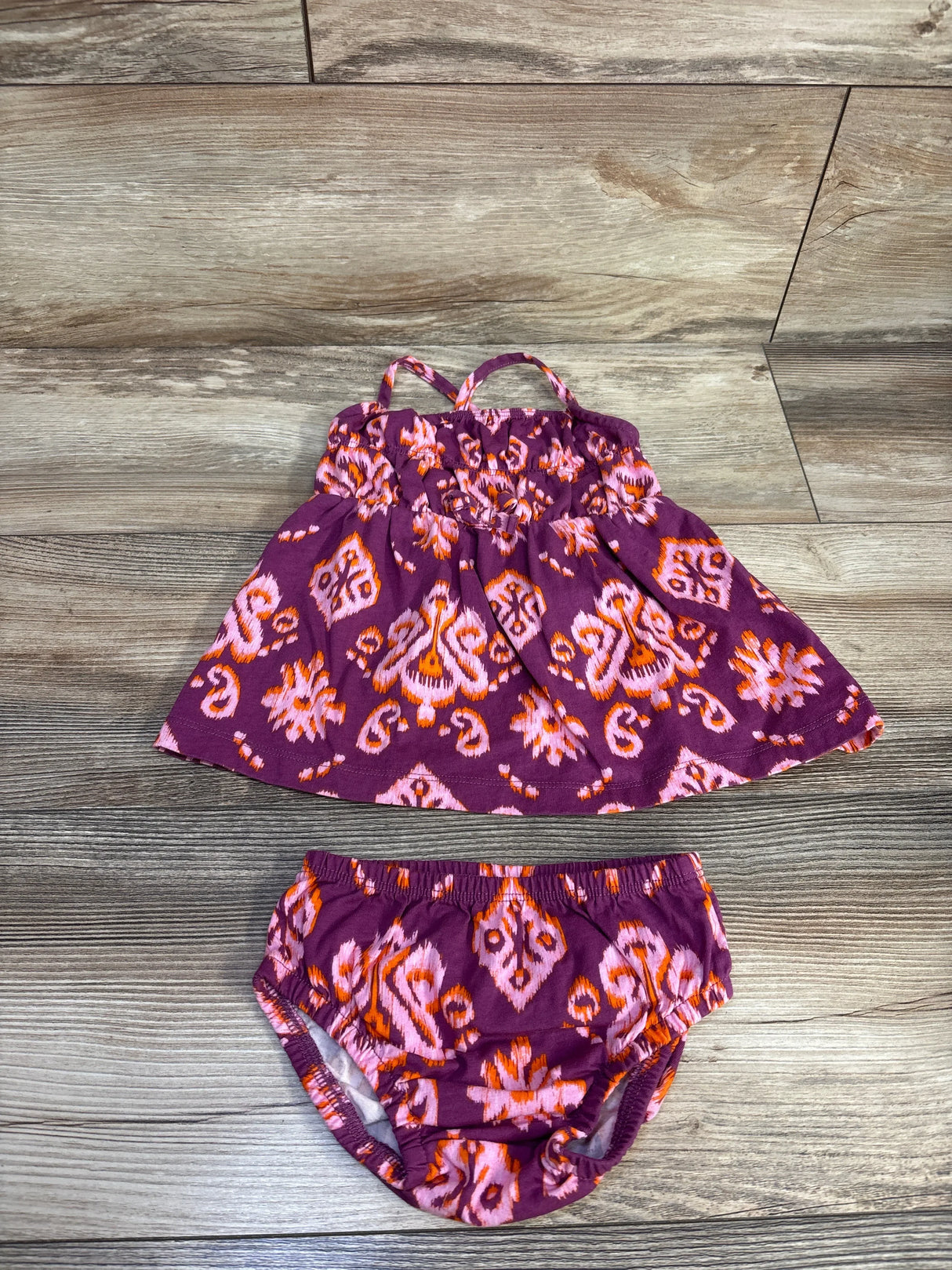 Carter's 2pc Dress & Bloomers Set Purple sz 6m