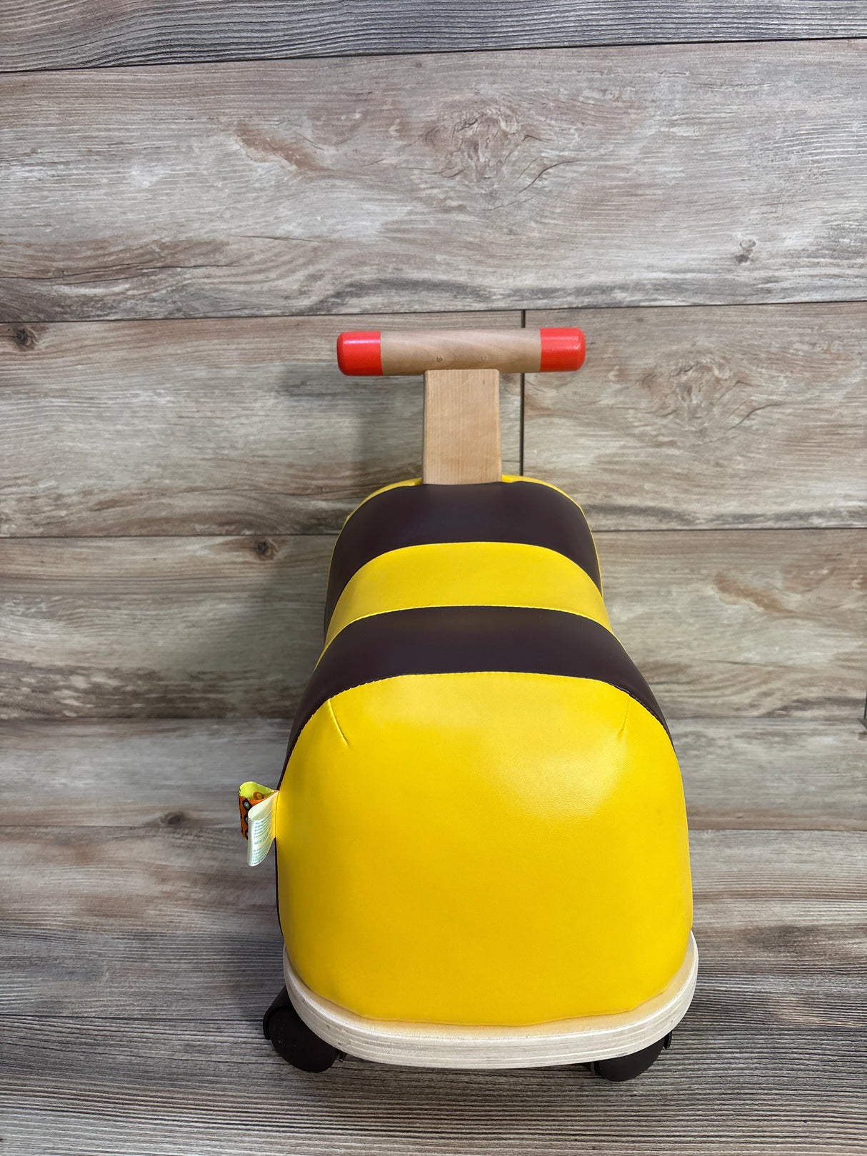 B. Toys Wooden Bee Ride-On, Boom Buggy