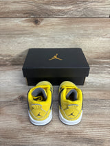 NEW Air Jordan 4 Retro TD 'Lightning' Sneakers sz 4c