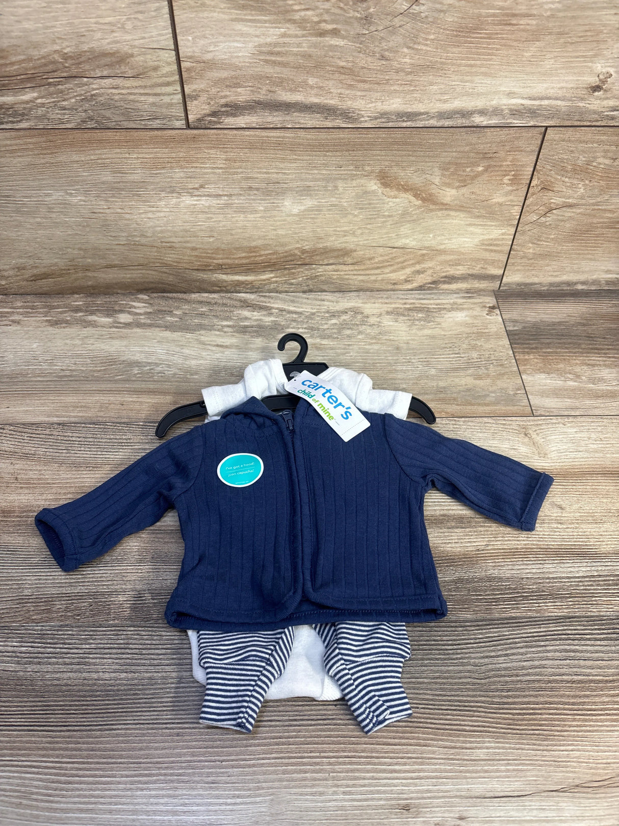 NEW Child of Mine 3pc Set Navy sz Preemie