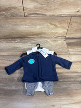 NEW Child of Mine 3pc Set Navy sz Preemie