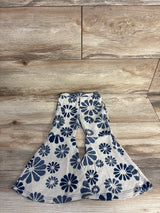 Tullabee Floral Bell Bell Bottoms Grey sz 2T