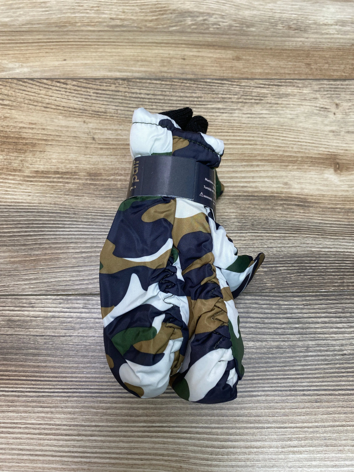 NEW ThermaWear Kid's Ski Green Camo Mittens OSFM (1-3Y)