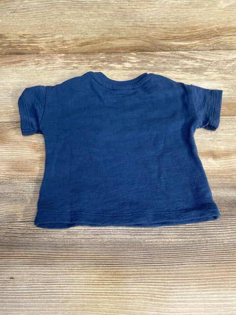 Old Navy Drop Shoulder Pocket Shirt Blue sz 12-18m - Me n Mommy To Be