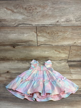 Bonnie Baby Pastel Easter Dress Pink sz 3-6m