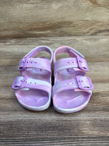 Cat & Jack Double Buckle Sandal Purple sz 5c