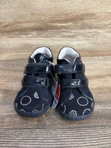 NEW Melania Double Velcro Rhinestone Sneakers Navy sz 5c