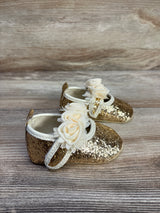 Myggpp Glitter Mary Jane Flats Gold sz 1c