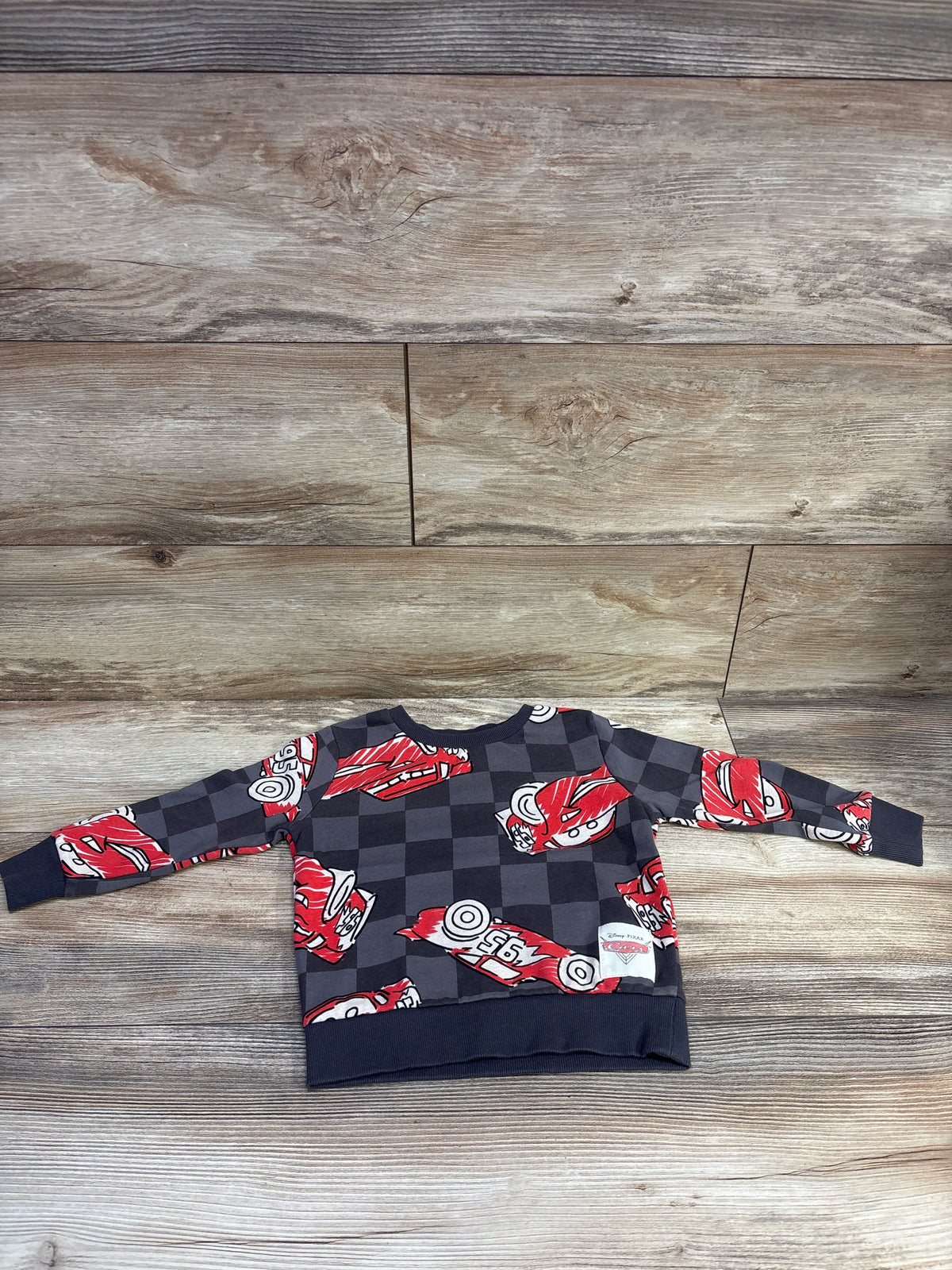 Disney Pixar Cars Pullover Sweatshirt Grey sz 3T
