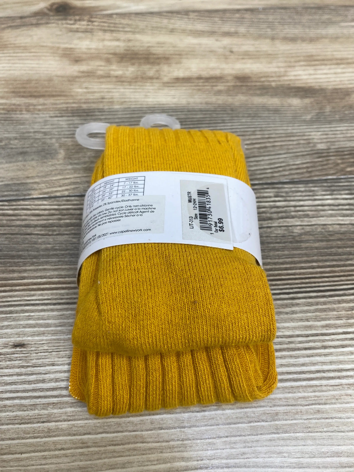 NEW Capelli New York Sweater Tights Yellow sz 12-24m