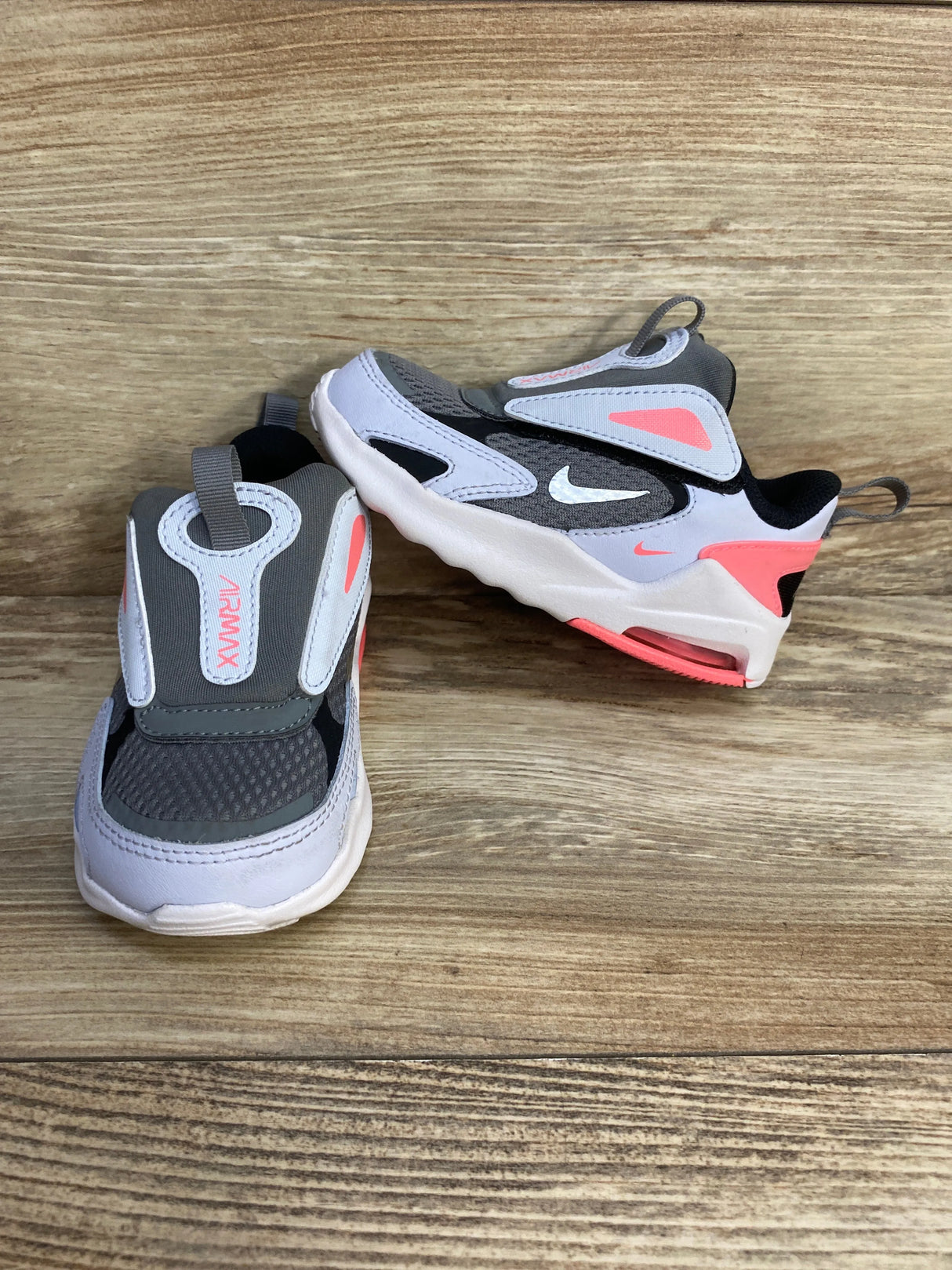 Air Max Bolt TD 'Smoke Grey Pink' Sneakers sz 7c