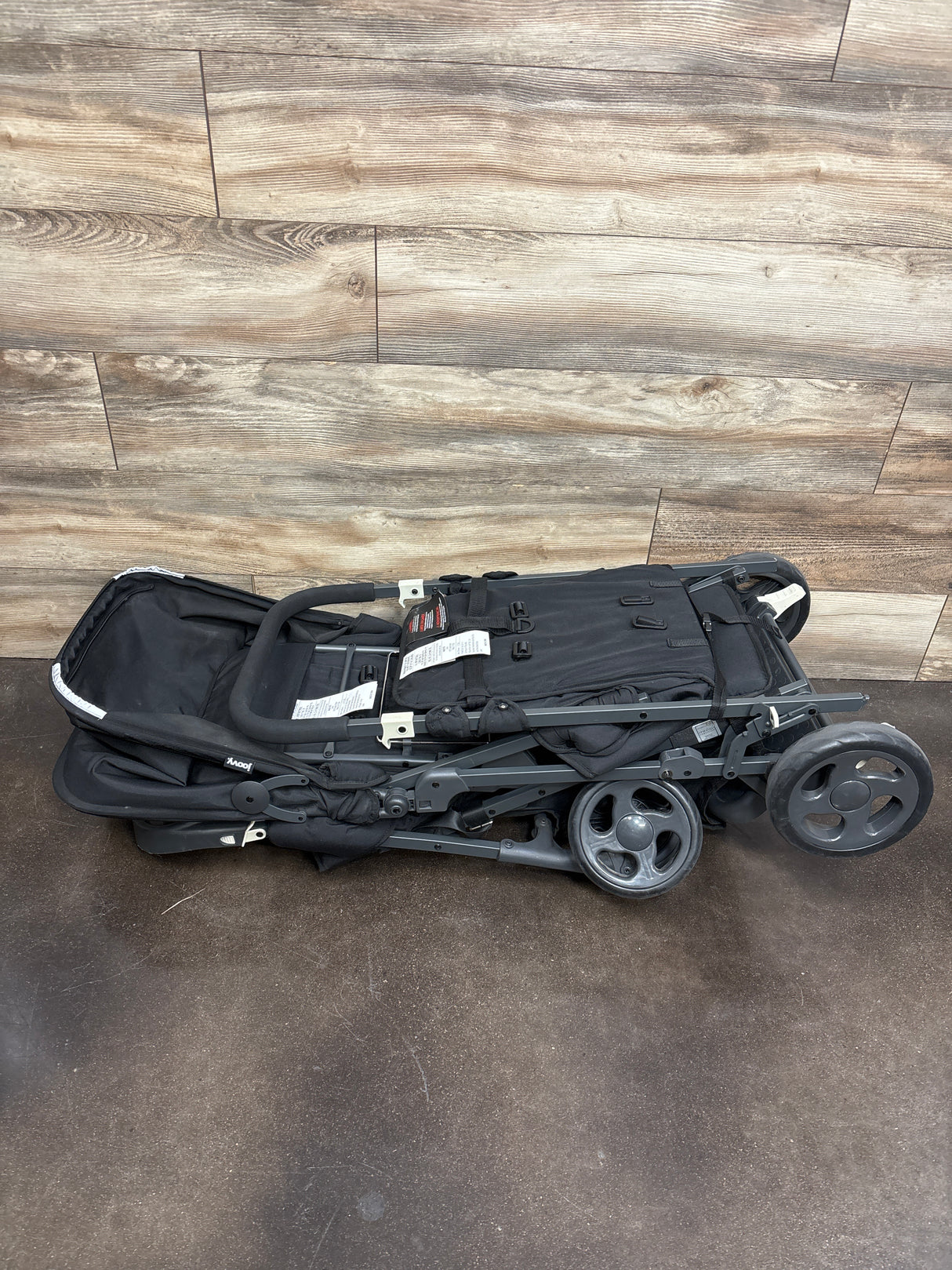 Joovy Caboose Ultralight Sit and Stand Double Stroller Black