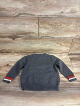 NEW Cat & Jack Rocket Knitted Sweater Grey sz