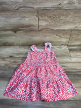 Tommy Bahama Sleeveless Tiered Dress Red sz 3T