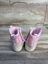 Stepping Stones Cowgirl Crib Boots Pink sz 4c