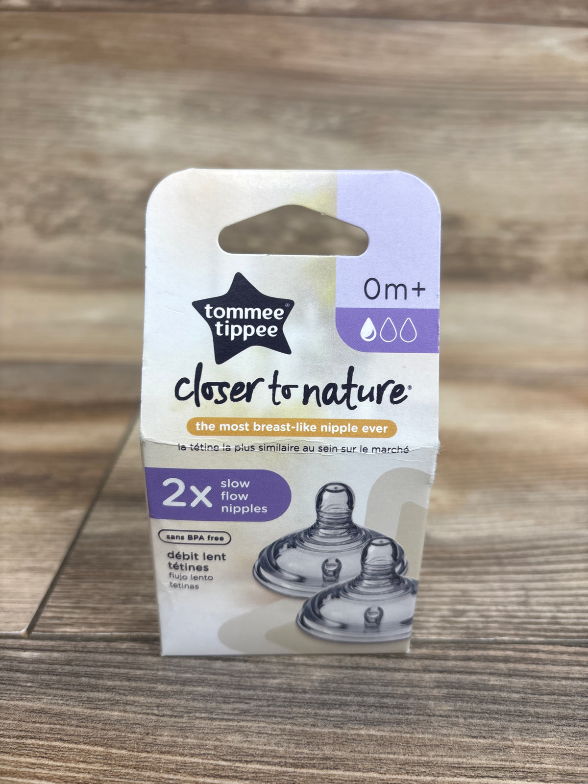 NEW Tommee Tippee Natural Start Slow Flow Bottle Nipples - 2pk