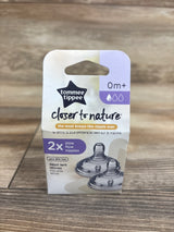 NEW Tommee Tippee Natural Start Slow Flow Bottle Nipples - 2pk