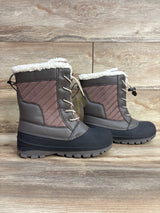 NEW All in Motion Skylar Lace-Up Winter Boots Black sz 4Y