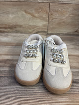 NEW Cat & Jack Embellished Boston Sneakers in Beige sz 13c